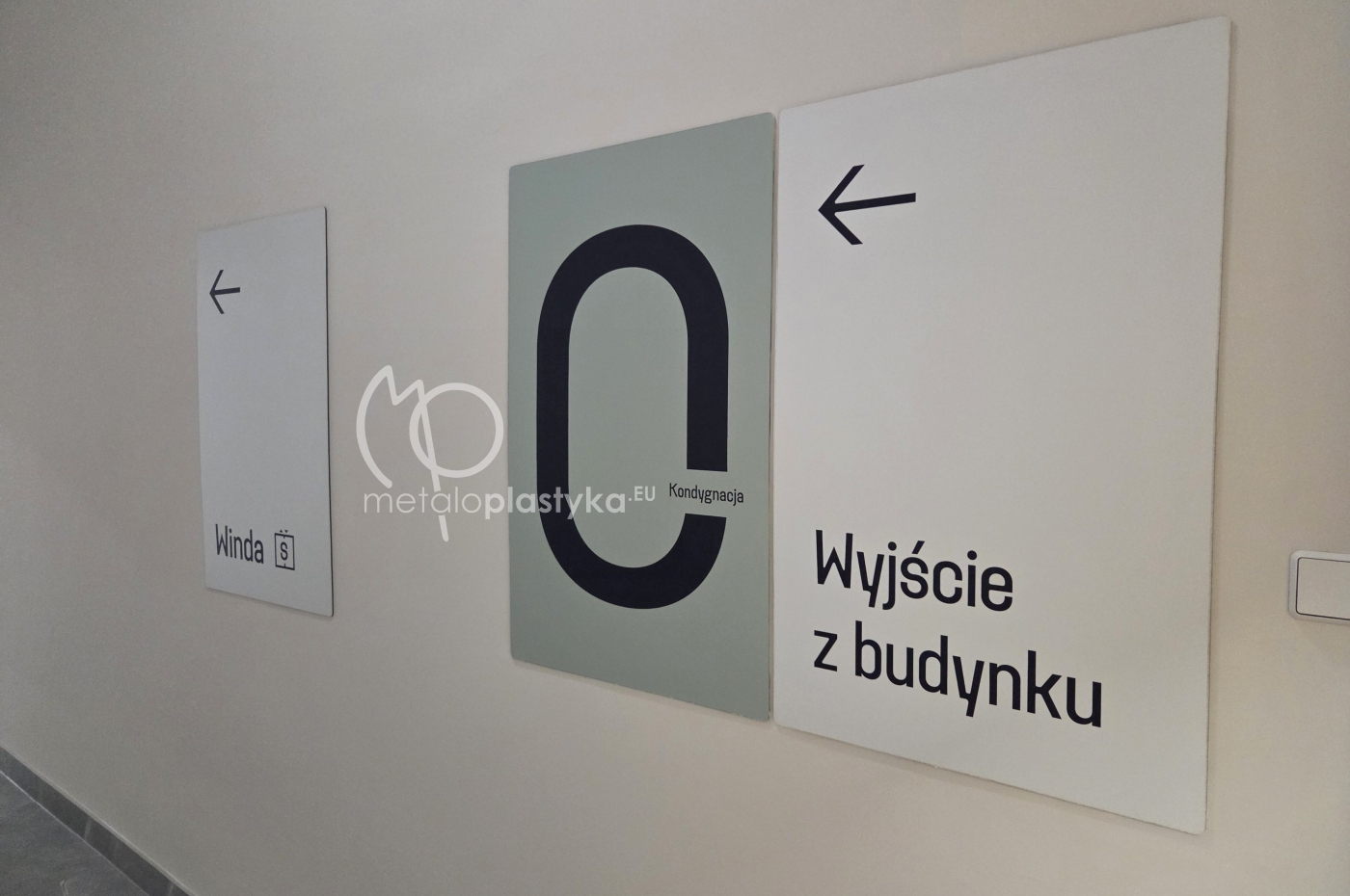 System informacji wizualnej Szpitala Falkiewicza we Wrocławiu
