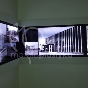 Wystawa podświetlana LED Metaloplastyka w Muzeum Architektury