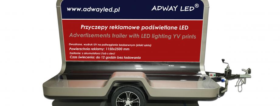 przyczepa reklamowa LED ADWAY LED 