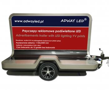 przyczepa reklamowa LED ADWAY LED 