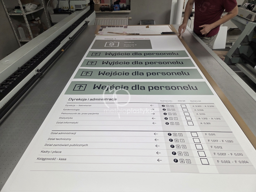System informacji wizualnej Szpitala Falkiewicza we Wrocławiu