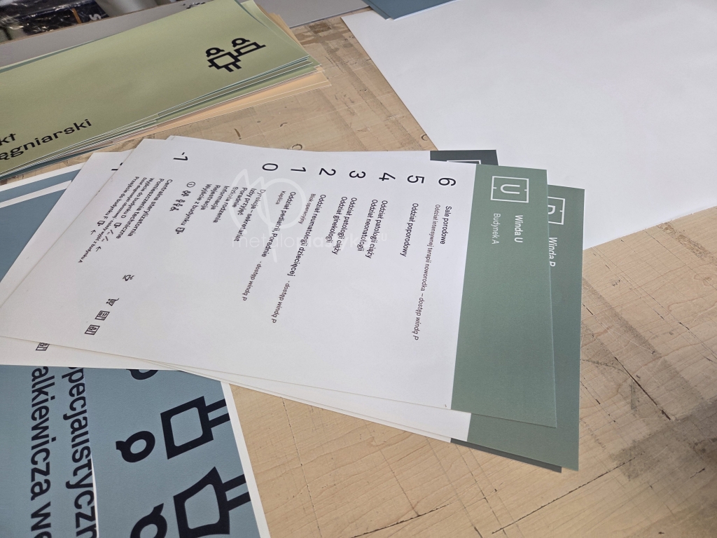 System informacji wizualnej Szpitala Falkiewicza we Wrocławiu