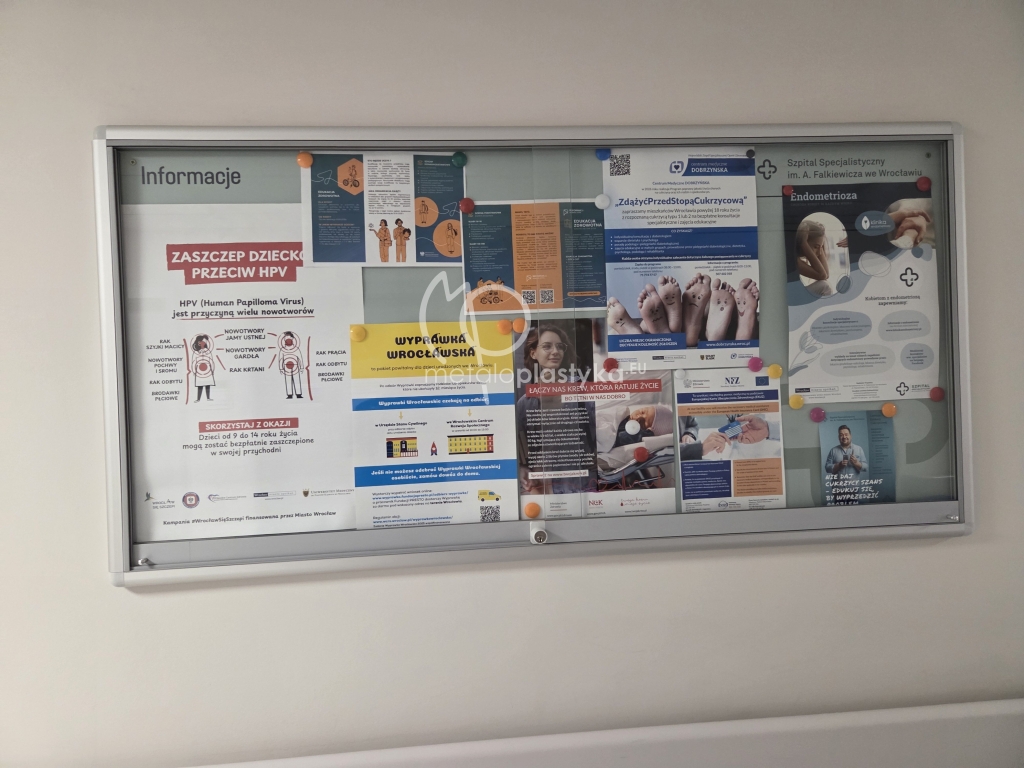 System informacji wizualnej Szpitala Falkiewicza we Wrocławiu