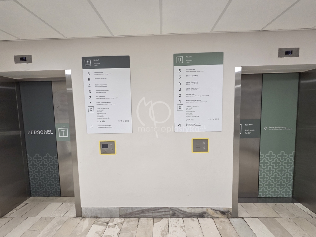 System informacji wizualnej Szpitala Falkiewicza we Wrocławiu