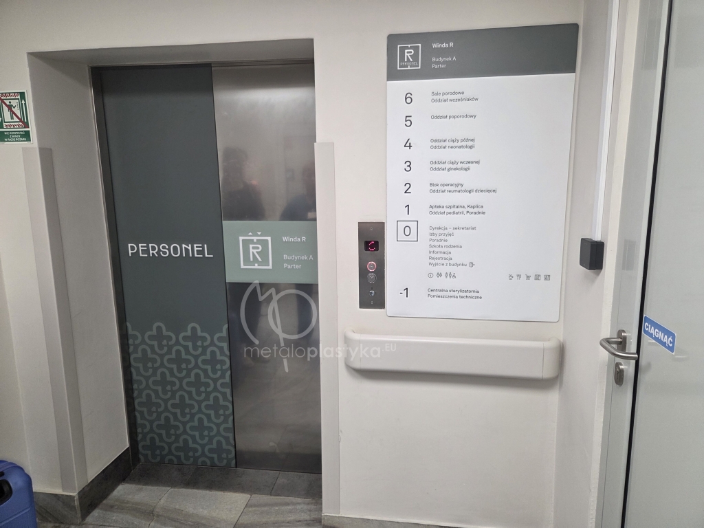 System informacji wizualnej Szpitala Falkiewicza we Wrocławiu