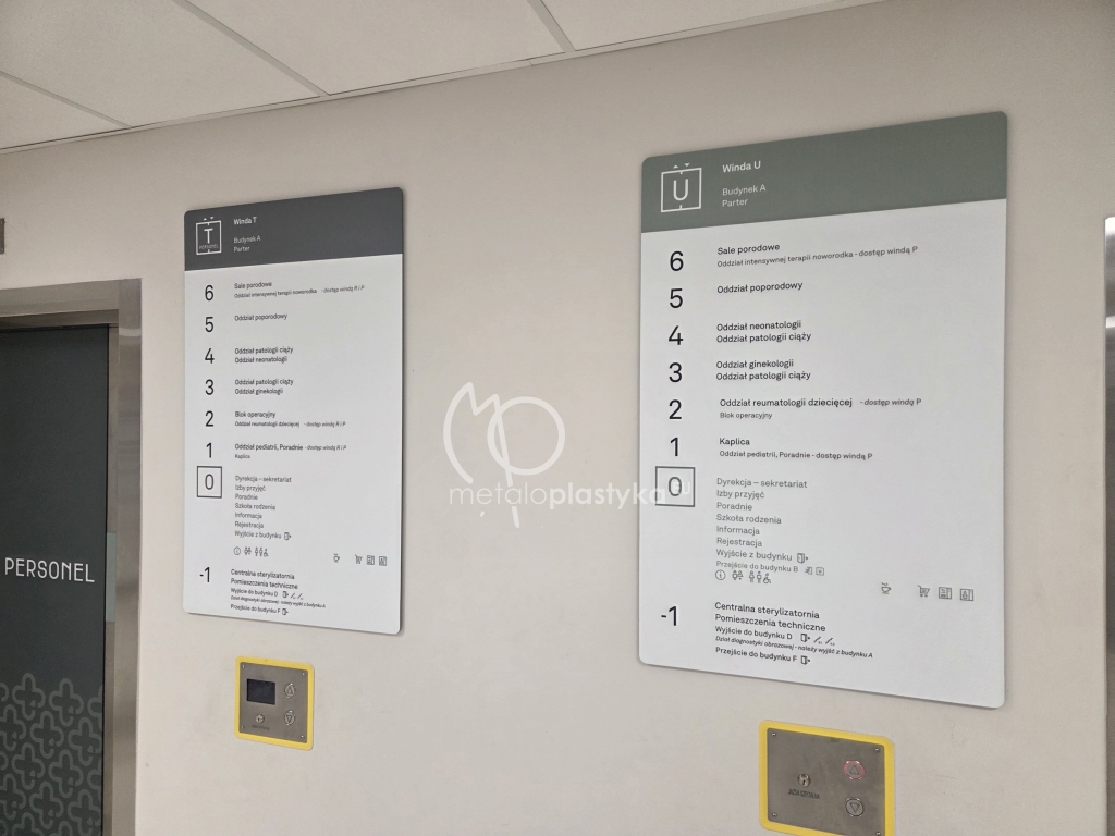 System informacji wizualnej Szpitala Falkiewicza we Wrocławiu