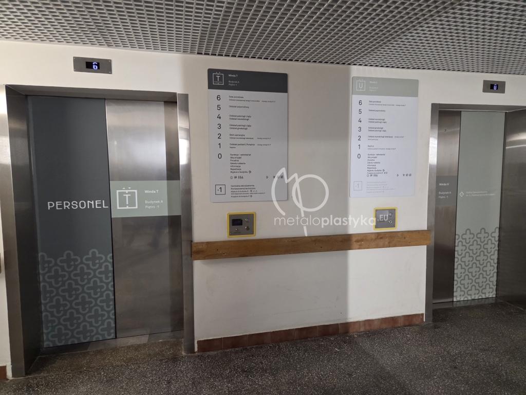 System informacji wizualnej Szpitala Falkiewicza we Wrocławiu