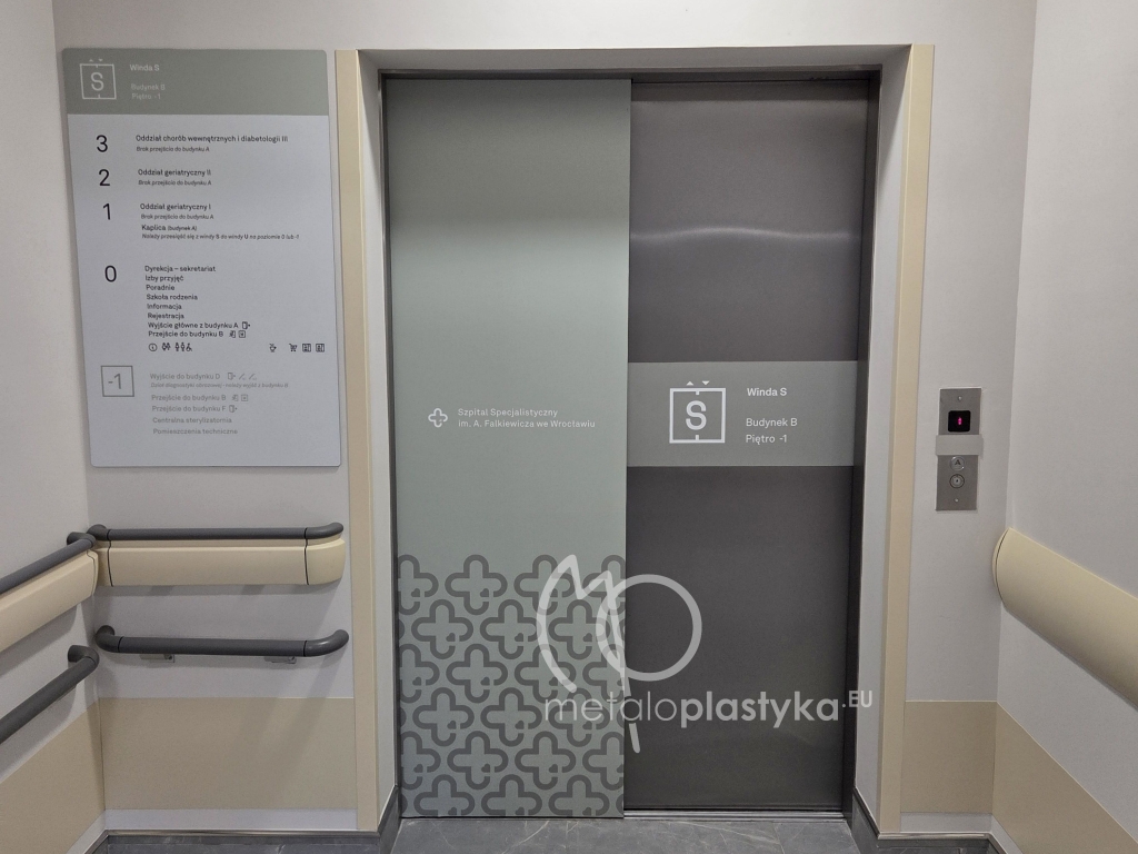 System informacji wizualnej Szpitala Falkiewicza we Wrocławiu