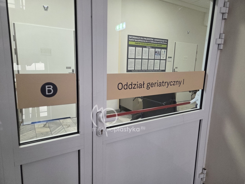 System informacji wizualnej Szpitala Falkiewicza we Wrocławiu