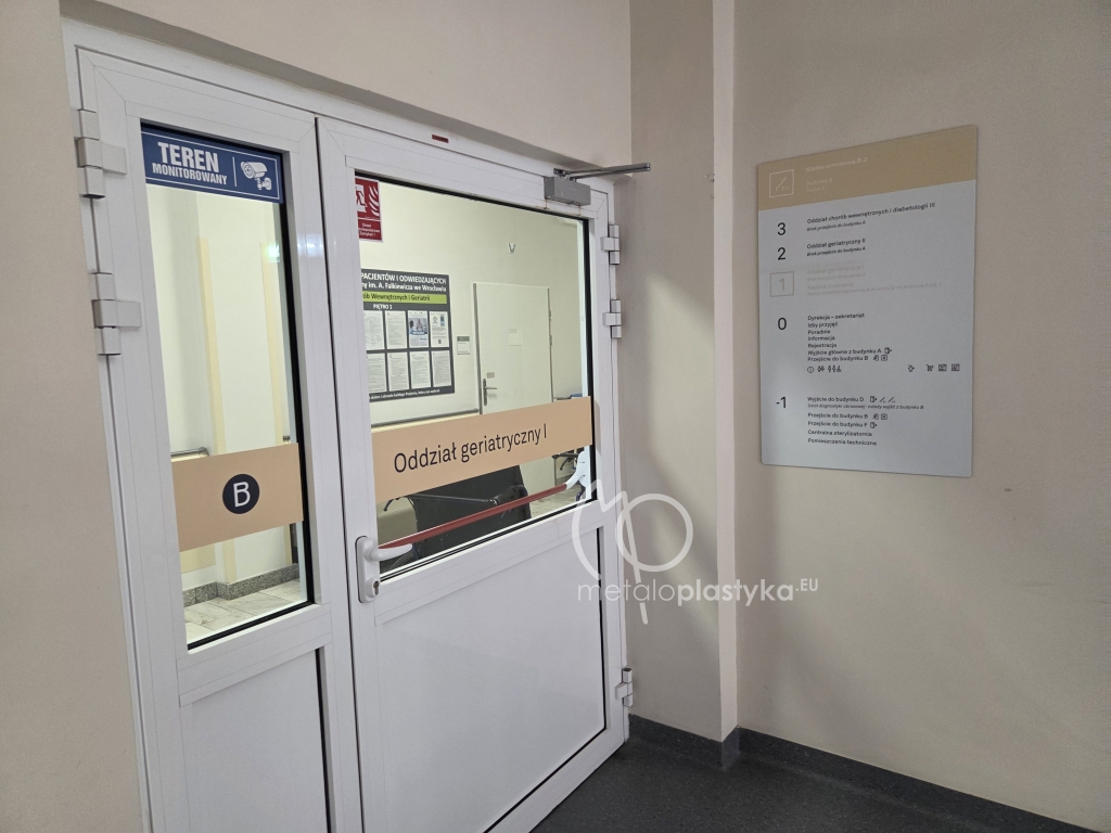 System informacji wizualnej Szpitala Falkiewicza we Wrocławiu