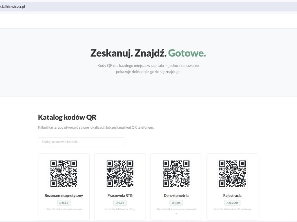 System informacji wizualnej Szpitala Falkiewicza we Wrocławiu