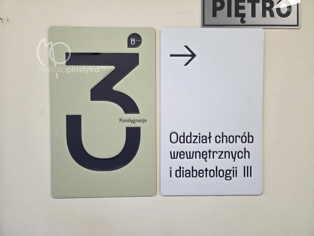 System informacji wizualnej Szpitala Falkiewicza we Wrocławiu