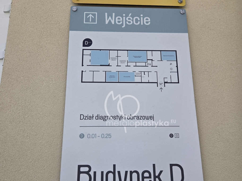 System informacji wizualnej Szpitala Falkiewicza we Wrocławiu