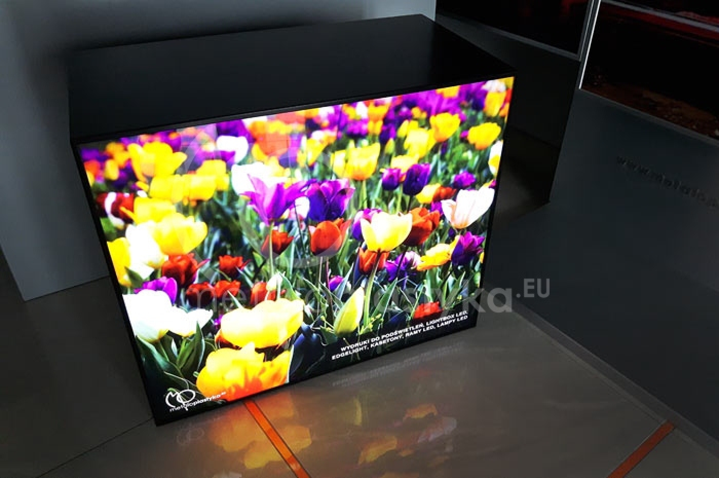 Box podświetlany LED Metaloplastyka