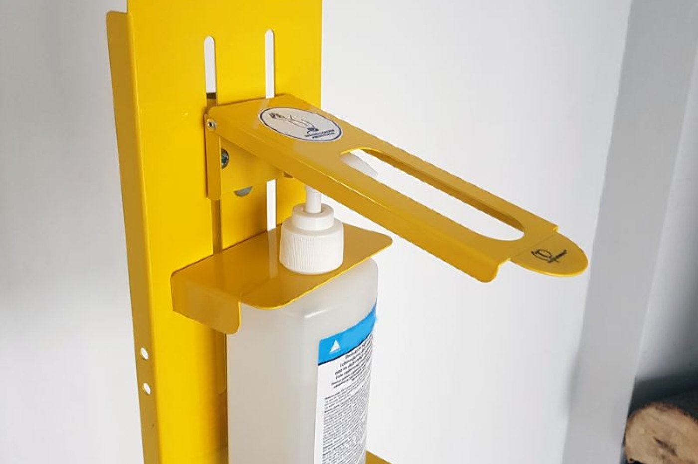stojak na dozownik Dez-Met-1 Metaloplastyka koronawirus