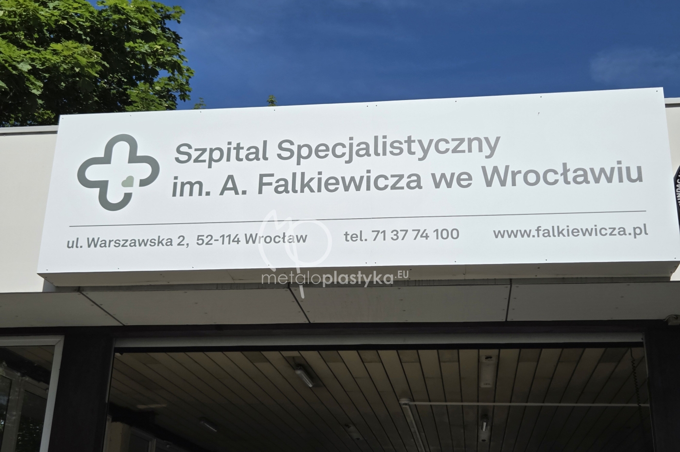 System informacji wizualnej Szpitala Falkiewicza we Wrocławiu