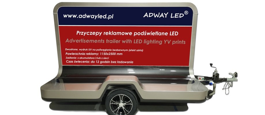 przyczepa reklamowa LED ADWAY LED